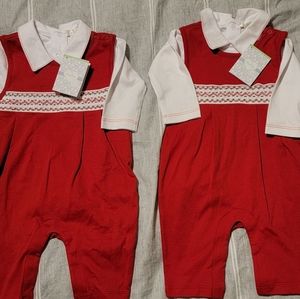 Twin boy boutique Christmas outfits